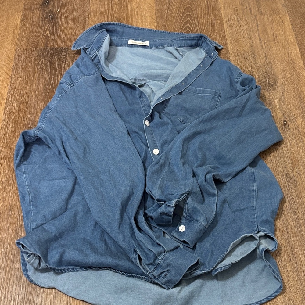Women's Casual Blue Denim Jacket